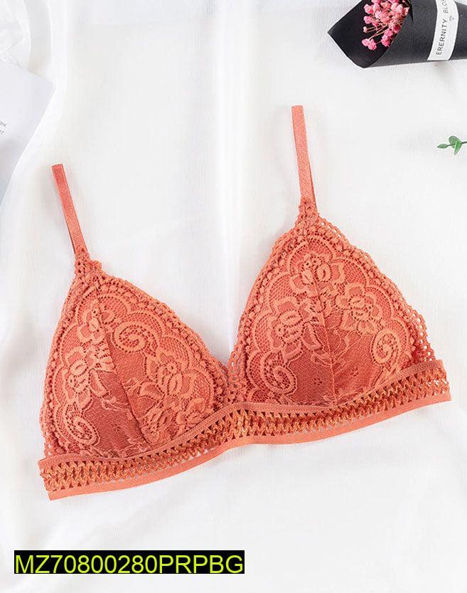 Fancy Lace Net BRA by purple Bag