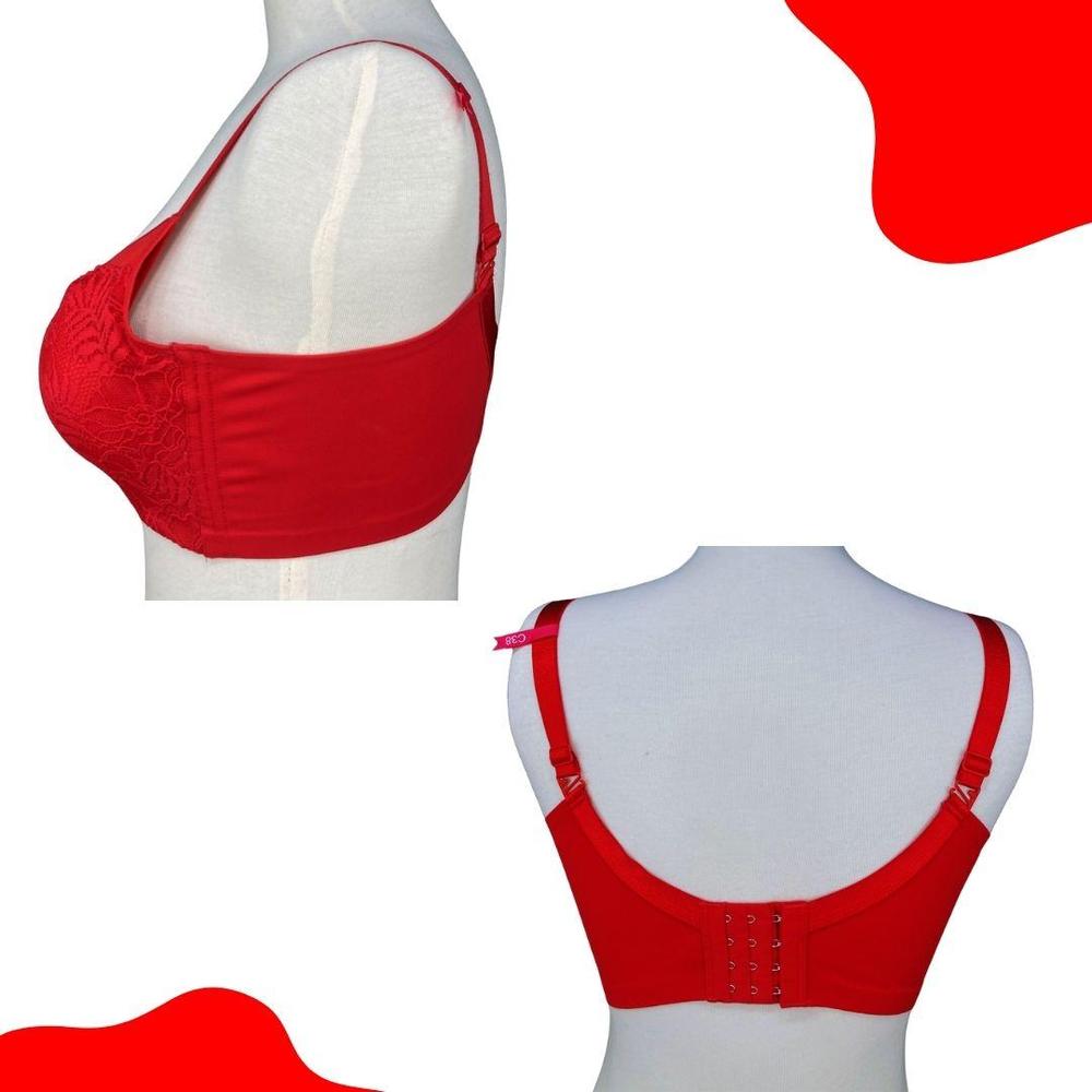 Women's Cotton Embroidered Bra