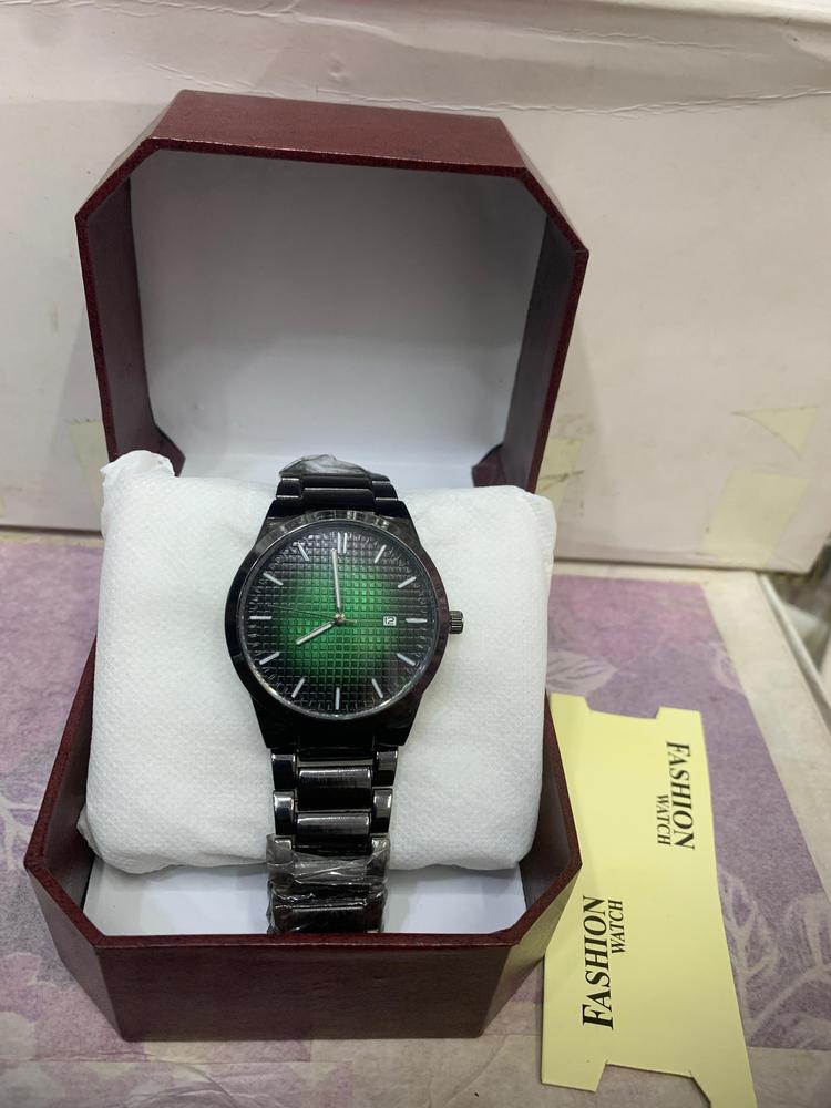 1 Pc Men's Fashion Steel Watch