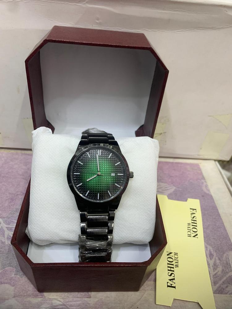 1 Pc Men's Fashion Steel Watch